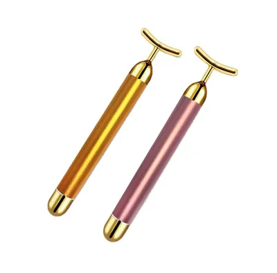 100% Original High Quality Electronic Beauty Bar Face Lift Vibrator Facial Massage Tool Jade Roller
