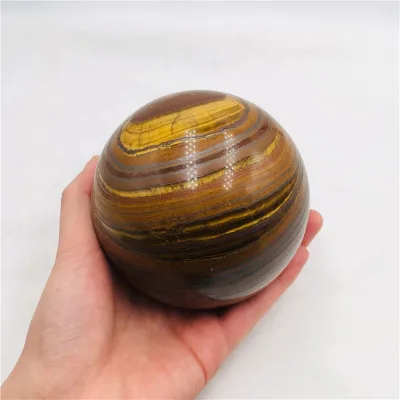 Wholesale Natural Hand  Carved Crystal Sphere tiger Eye Crystal Quartz Ball  for Healing