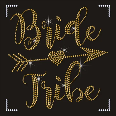 Professional Custom 3D Glitter Rhinestone Patches Heat Transferable Iron-On Style Hot Fix Cheer DTF Transfers