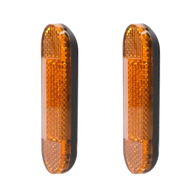 Xiaomi 1S Pro Pro2 M365 Mi3 Electric Scooter Safety Front ABS Reflective Tube Night Warning Reflector for Bicycle Accessories