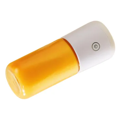 Mini USB Rechargeable Electric Self Cleaning Portable Juicer 400ml 8 Blades Double Cups for Home Travel