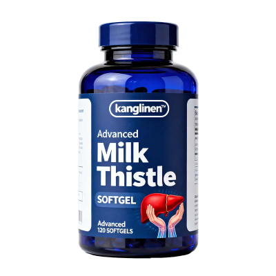 Hot Selling Milk Thistle Supplement for Promote Liver Health Milk Thistle Softgels for Natural Detox