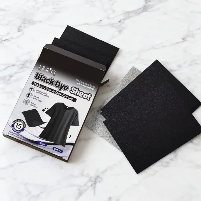 Disposable Solid Black Detergent for Deep Cleaning Black Clothes Travel Laundry Use