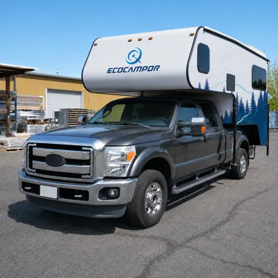 2026 Modern Hard Shell Truck Camper Expandable Foldable Slide-in Design Compact Aluminum Stainless Steel Waterproof Construction