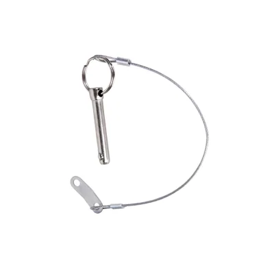 Single Steel Ball Quick Release Pin Anti-Lost Strap Safety Locking Pin with Ball Head Easy Release Quick Connect Pin