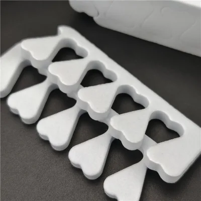 Professional Manicure Pedicure Set Comfortable Breathable Adult Child Use Lovely Heart-Shaped Sponge Soft Finger Toe Separator