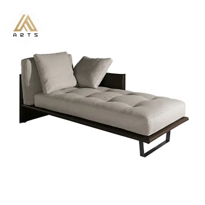 New Arrival Italian Luxury Modern Furniture Lazy Living Room Furniturel Ounge Chair Fabric Sofa Hotel Room Chaise Lounge