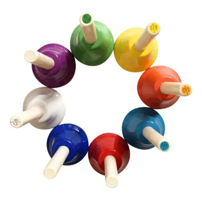 2024 Jingying Music Orff Children's Lesson Bell,Wholesale Orff Jingle Bells 8PCS Colors Hand Bells