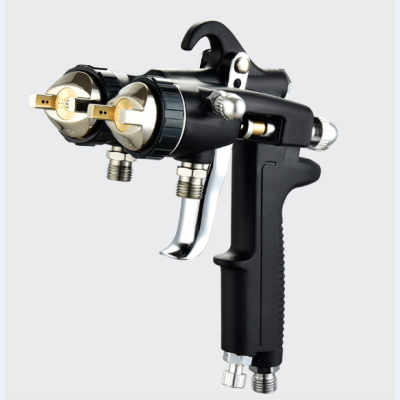 Handheld Water-based Paint Glue Double Nozzle Paint Spray Gun