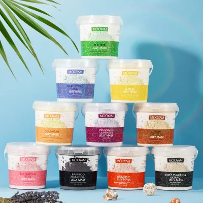 1L Face Jelly Mask Private Label Skin Calm Acne Reduction Hydrating Collagen Facial Bikini Jelly Mask Powder