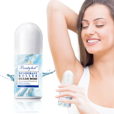 Private Label Factory Supplier Best Natural Ocean Deodorant Roller Underarm Antiperspirant 50g