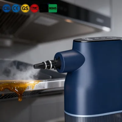 CE High Temperature Vapor Cleaner Temperature Control Smart Digital Display Pressurized Fast Heating Portable Steam Cleaner