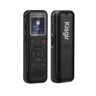 KISGIR Long Time Voice Recording Device Mini Audio Recorder with AAA Battery Powered