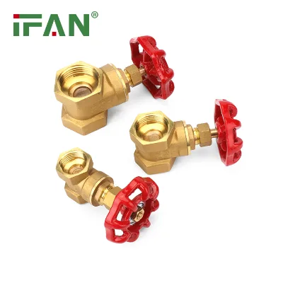 IFAN OEM Durable Water Control Female Thread Brass Gate Valve