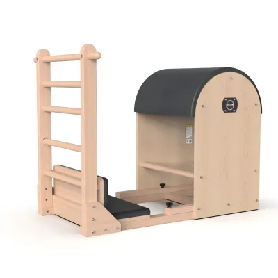 High Quality Oak Ladder Barrel Trainer Equipment Wood Pilates Ladder Barrel Pilates Reloading Training Bed Ladder Barrel Pilates