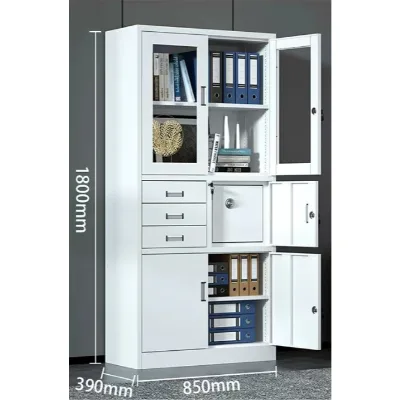 Factory Price Metal Iron Fire Proof Medical Record File Storage Cabinet With Drawers