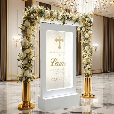 Modern LED Light Indoor Outdoor Wedding Floor Fountain Movable Elegant Stainless Steel Glass Waterfall Screen Room Divider