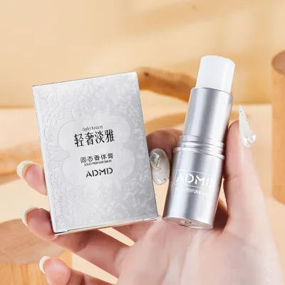 Wholesale ADMD Men's and Women's Long-lasting Fragrance Solid Perfume Solid Stick Deodorant Toiletries Portable