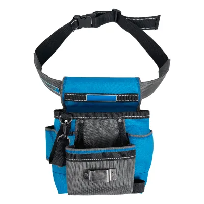 Professional High-Denier Canvas Waterproof High-Capacity Multi-Pocket Waist Tool Bag Fanny Pack Adjustable Strap for Men OEM ODM