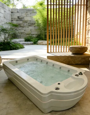 Glass Fiber Spa Massage Bath Bed for Home Use