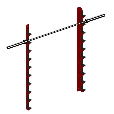 Professional Barbell Holder Thickened Wall Mounted Barbell Holder Barbell Storage Rack