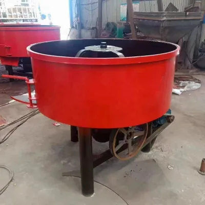 High Quality Simple Diesel Soil 1m3 1 Cubic Concrete Pan Mixer