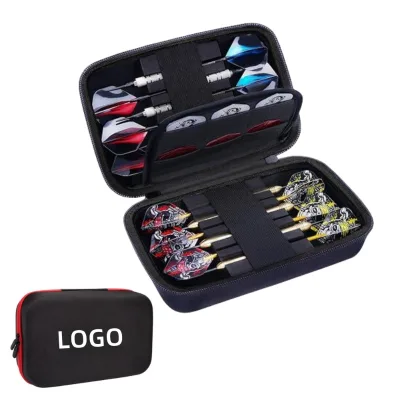 Custom Black EVA Darts Carrying Case Leather Darts Carring case Darts Flights Storage case