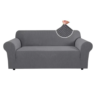Modern Elastic Fleece Corn Sofa Cover Brushed 1 2 3 Seater Jacquard Sofa Slipcover Water Resistant