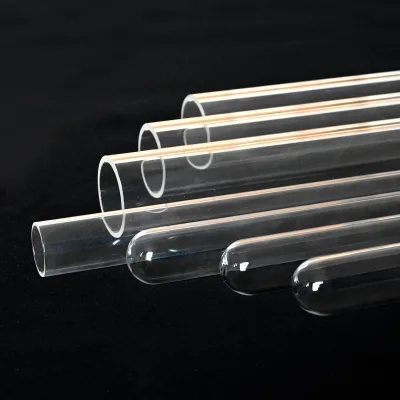 SUCCESS Factory Customation High Temperature Transparent Quartz Tube Industrial Use Clear Quartz Tube Glass