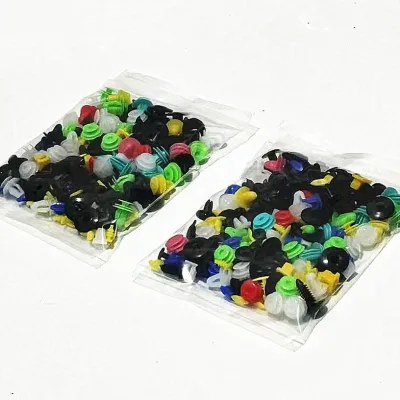 50/100/200/500/1000/1200 Automotive Mixed Plastic Snap Fastener