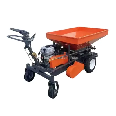Factory Supply Automatic Fertilizer Applicator Small Self-propelled Compost Spreader Hand Pushed Garden Fertilizer Applicator