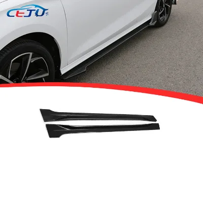Carbon Fiber Car Accessories Car Side Skirts Extensions Splitters Side Skirt Lip  for MG5