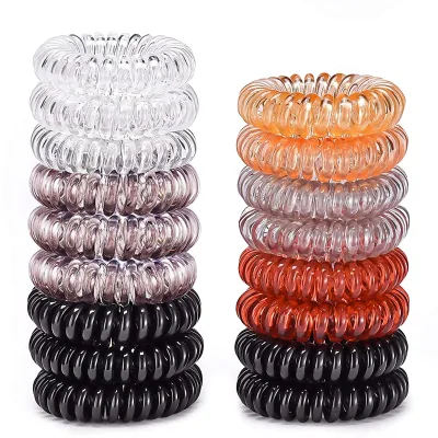 Hot Selling Telephone Wire Hair Elastic Bands  Hair Tie Women Hair Accessories Ladies Tie