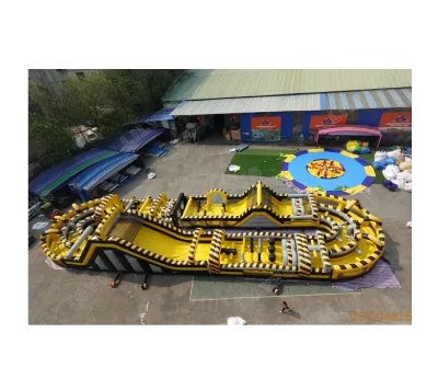 Commercial Inflatable Ground Park Inflatable Obstacle 5K Courses