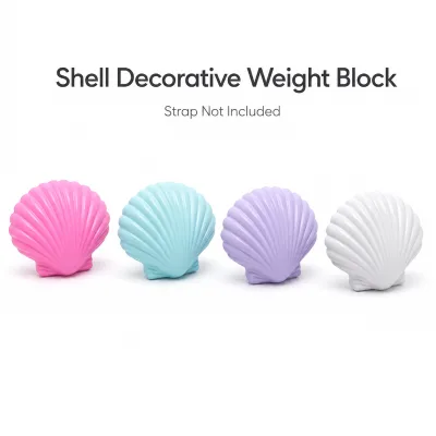 Sinodiving 0.5KG 1Kg Shell Shaped Decorative Weight Block Strap Not Included Pastel Color Diving Headband Accessory Supplier