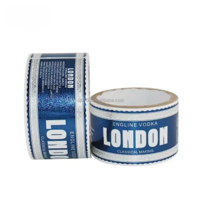 Custom Labels Screen Printed Textured Vinyl Labels Waterproof Adhesive Packaging Labels