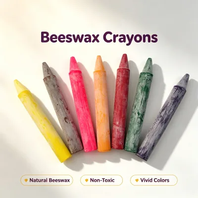 Wholesale Pure Beeswax Crayon Set Kindergarten Painting Supplies