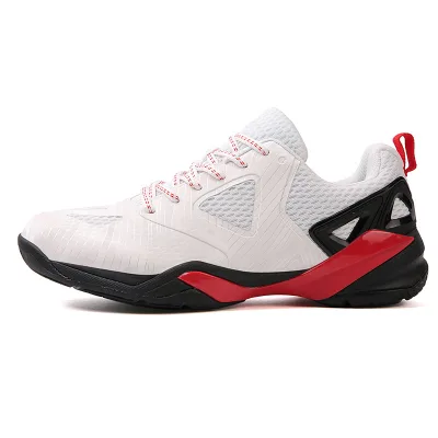 Men's Comfortable Cushioned Rubber Sole Badminton & Pickleball Shoes New Real Carbon Plate Breathable Training for Summer Tenis