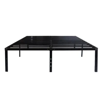 AAG China Manufacturer Factory Rental House Wrought Iron Steel Luxury Modern California King Full Size Double Bed Staircase