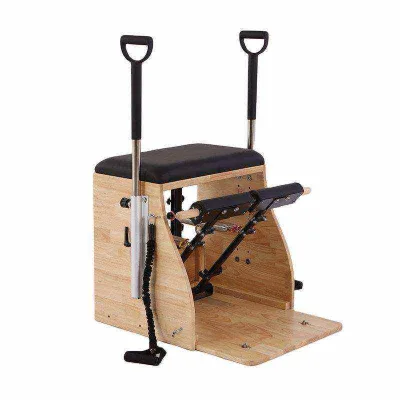Handles Springs Oak Wunda Combo Training 4 Spring Positions Wood Pilates Chair
