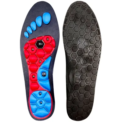 S-King Man and Women Therapy Magnetic Massage Insole Shoes Cushion Sport Custom Magnetic Acupressure Massage Insoles