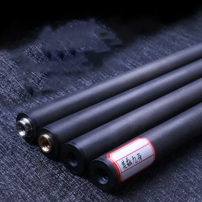 United States-Made Carbon Fiber Pool Cue 10.5mm 12.5mm Sizes Radial Pin Steel Black Technology Accessories for Snooker Billiards