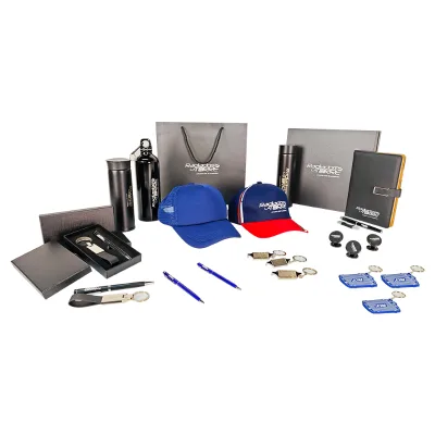 AI-MICH Notebook Promotional Gift Set Caps Water Bottle Metal Key Chain for Events Promotional Gift Set