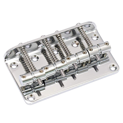 Hard Tail Fixed Bass Guitar Bridge Compatible with 4 String Bass