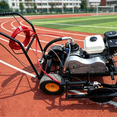 Hot Sale Hand Push Cold Spray Road Marking Machine for Road Community Plastic Runway Playground Court Line Marking