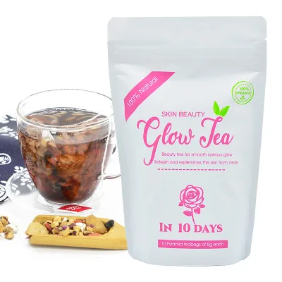 Chinaherbs OEM Glow Tea Herbal Rose Essential Lightening and Whitening Skin Nourishing Women Body Face