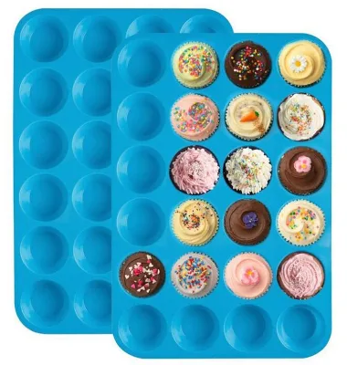 Standard 24 Hole Shape Handmade Silicone Cake Mould