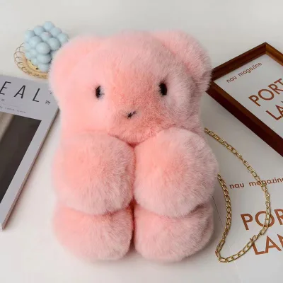 Rabbit Four Legged Bear Bag New Cute Little Bear Korean Edition One Shoulder Crossbody Chain Children's Bag