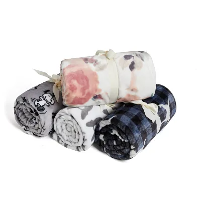 Lively New-print Flannel Blanket Single-person Four-season Modern Minimalist Air-conditioning Throw Children Blanket