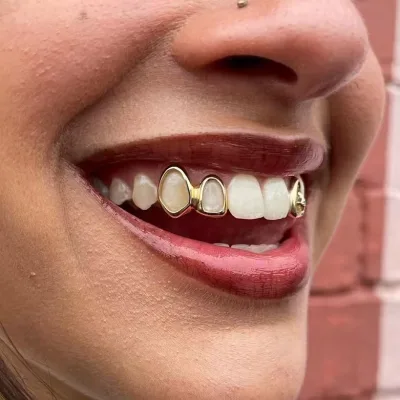 High Quality Love Braces Hollow Double Braces Heart-Shaped Design Braces Fashion Accessories Hip-Hop Body Jewelry